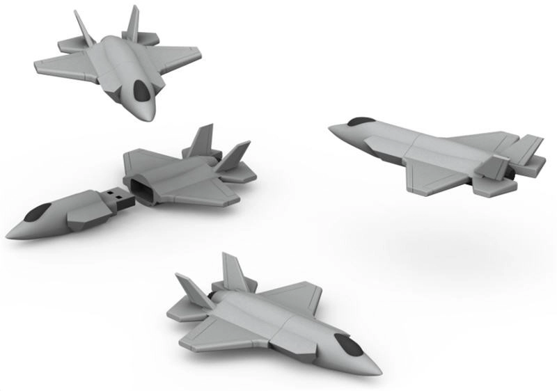 Memoria USB en PVC 3D diseño Avion de Guerra