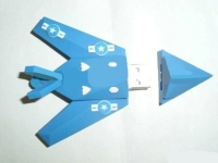 Memoria USB en PVC 3D diseño Avion de Guerra