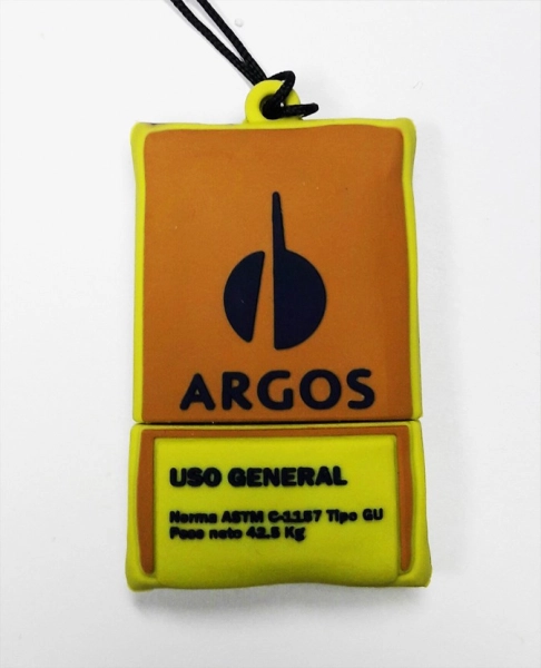 Memoria USB en PVC 2D diseño Saco de Cemento