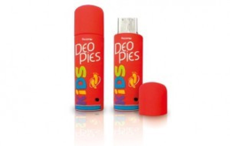 Memoria USB en PVC 3D diseño Botella de Desodorante