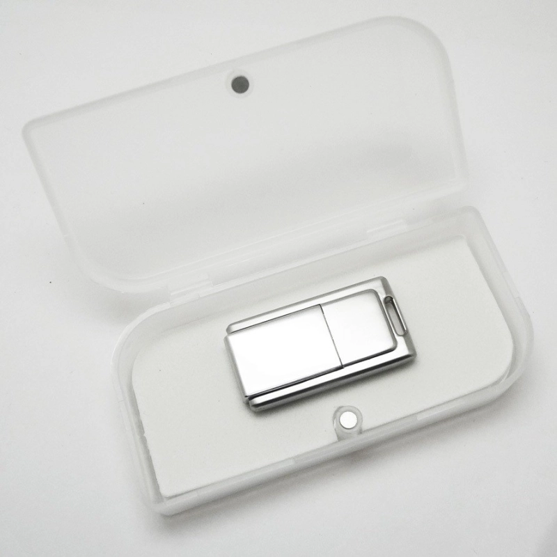 Caja Plastica para USB con espuma troquelada