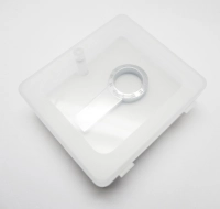 Caja Plastica Cuadrada con espuma troquelada