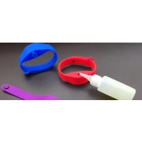 Brazalete Dispensador de Gel en Silicona