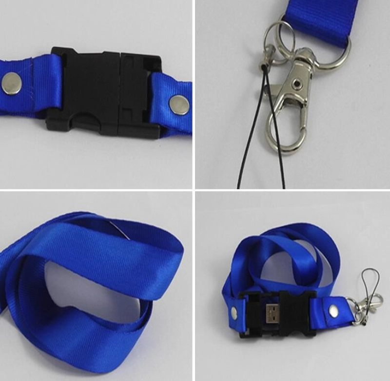 Memoria USB diseño cinta lanyard porta carnet