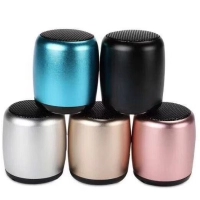 Parlante Bluetooth 3.0 Mini, metalico, 37 x 43 mm, peso 50 gramos