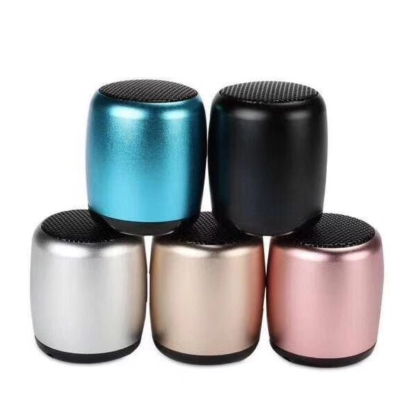 Parlante Bluetooth 3.0 Mini, metalico, 37 x 43 mm, peso 50 gramos