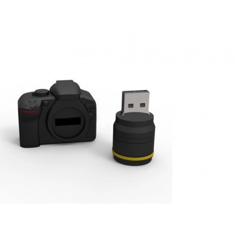 Memoria USB en PVC 3D diseño Camara Fotografica