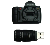 Memoria USB en PVC 3D diseño Camara Fotografica