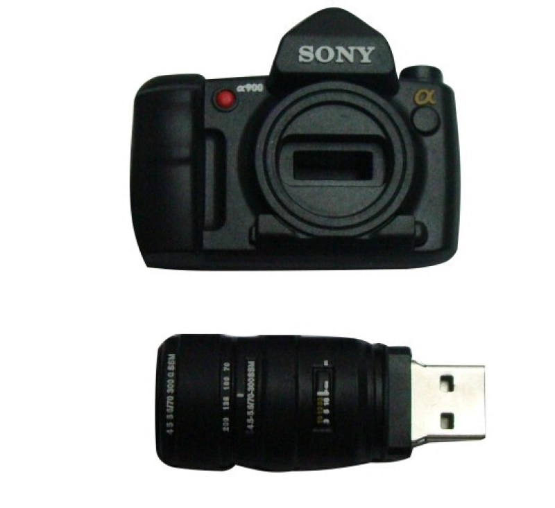 Memoria USB en PVC 3D diseño Camara Fotografica