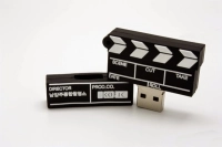 Memoria USB en PVC 2D diseño Claqueta de Cine