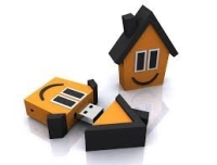Memoria USB en PVC 2D diseño Casa