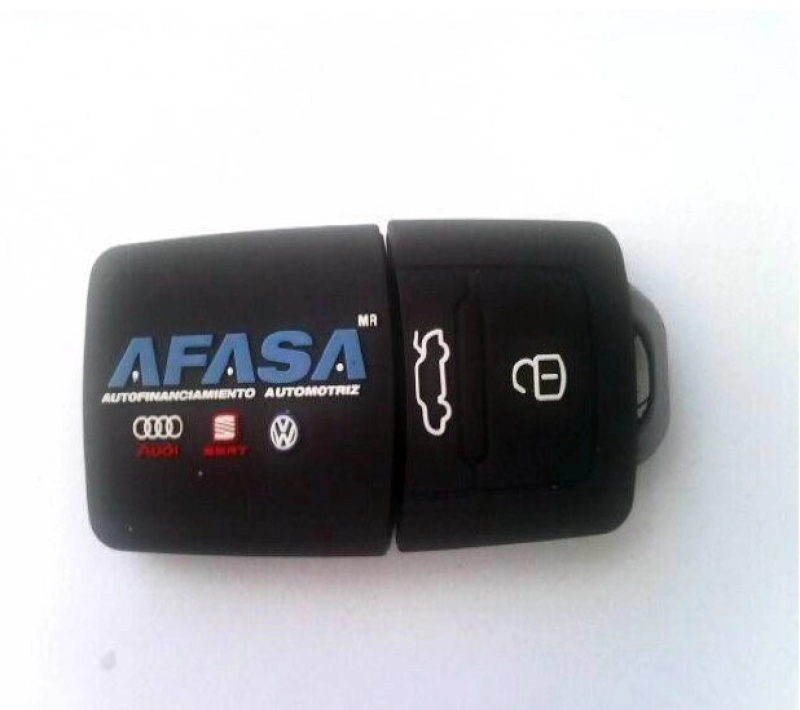 Memoria USB en PVC 2D diseño Llave de Carro