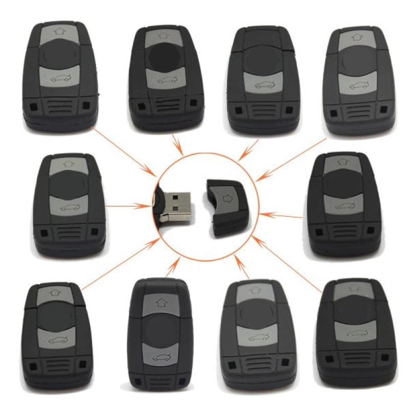 Memoria USB en PVC 2D diseño Llave de Carro