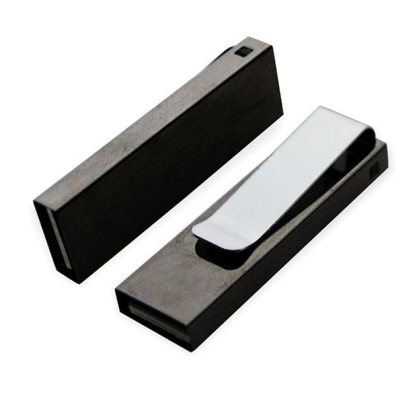 Memoria USB metalica en forma de Clip