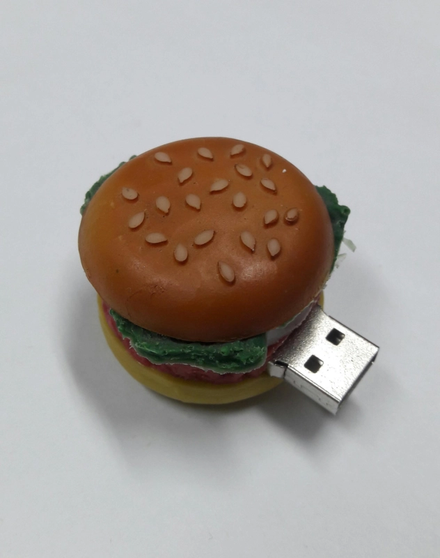 Memoria USB en PVC 3D diseño Hamburguesa