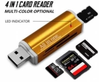 Lector de Tarjetas 4 en 1