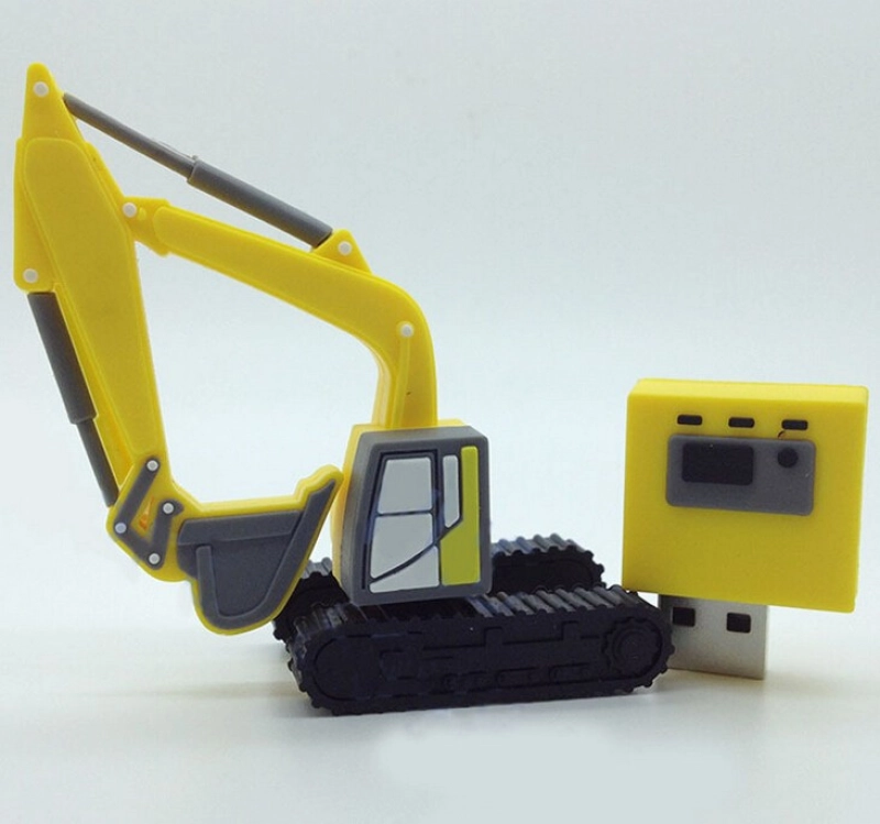 Memoria USB en PVC 3D diseño Grúa