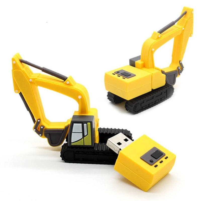 Memoria USB en PVC 3D diseño Grúa