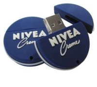 Memoria USB en PVC 2D diseño Crema Nivea