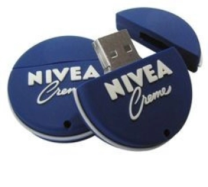 Memoria USB en PVC 2D diseño Crema Nivea