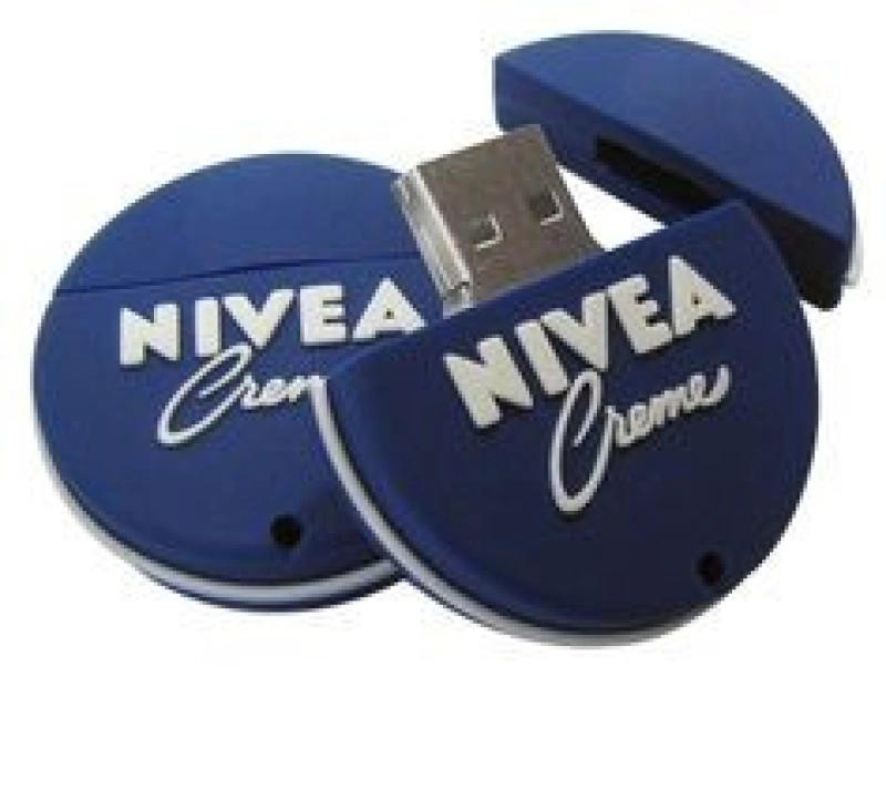 Memoria USB en PVC 2D diseño Crema Nivea