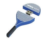 Memoria USB en PVC 2D diseño Raqueta de Teniss