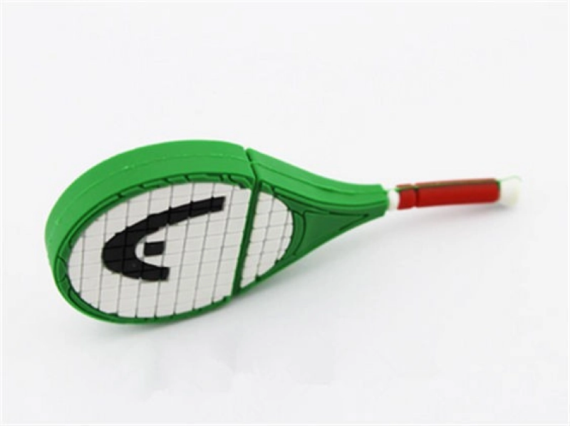 Memoria USB en PVC 2D diseño Raqueta de Teniss