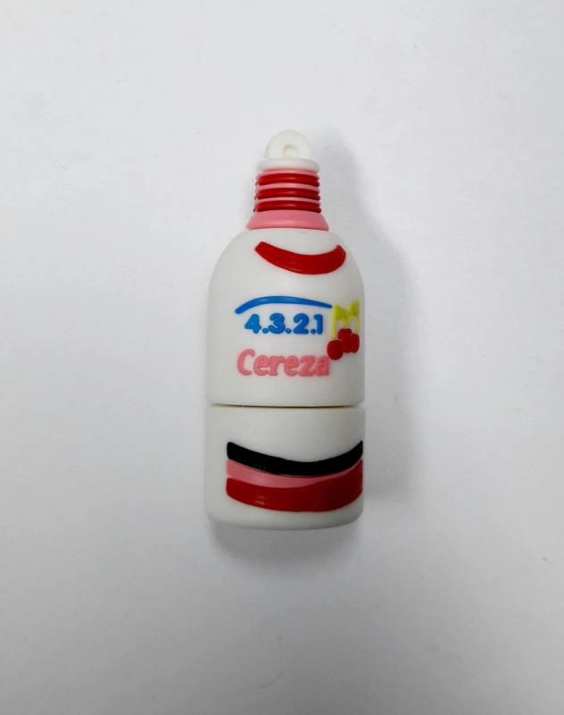 Memoria USB en PVC 3d diseño Frasco de Jarabe