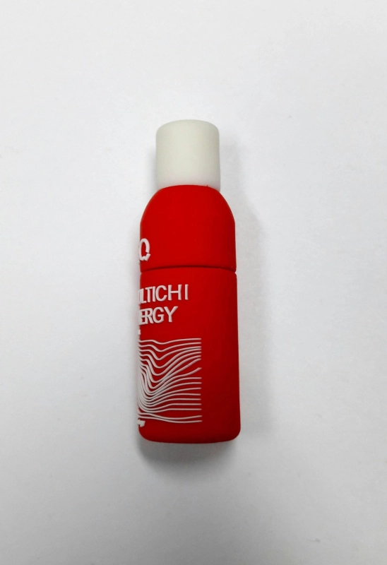 Memoria USB en PVC 3D diseño Botella Bebida Energizante