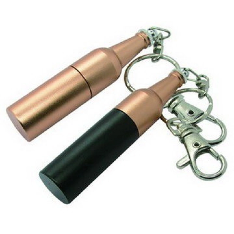 Memoria USB metalica en forma de Botella