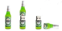 Memoria USB en PVC 3D diseño Botella de Cerveza