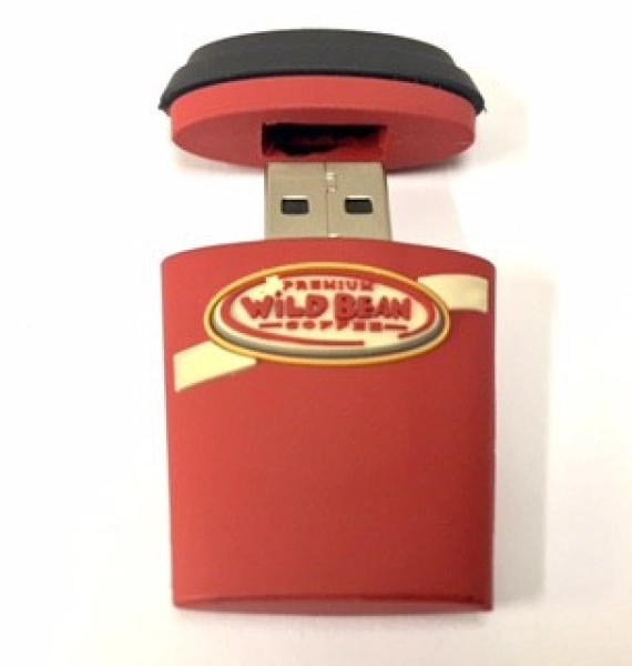 Memoria USB en PVC 2D diseño Taza de Cafe