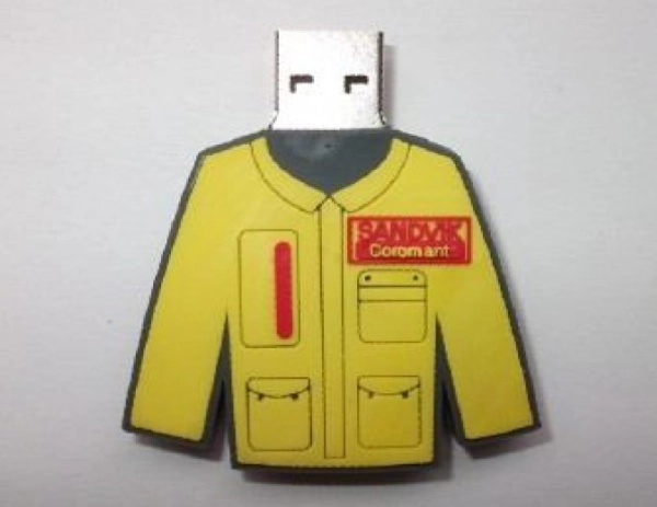 Memoria USB en PVC 2D diseño Chaqueta
