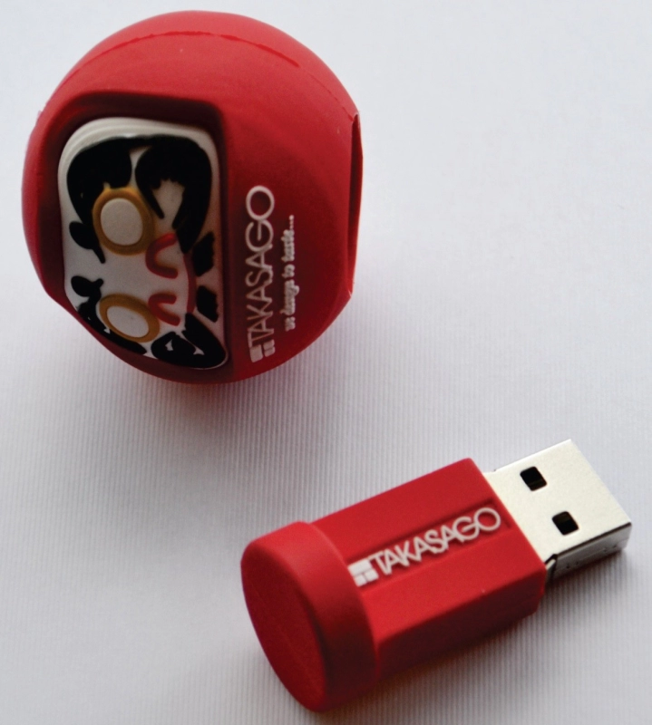 Memoria USB en PVC 3D diseño personalizado
