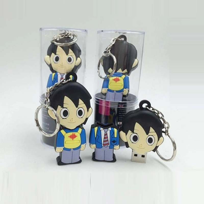 Memoria USB en PVC 2D diseño Muñeco