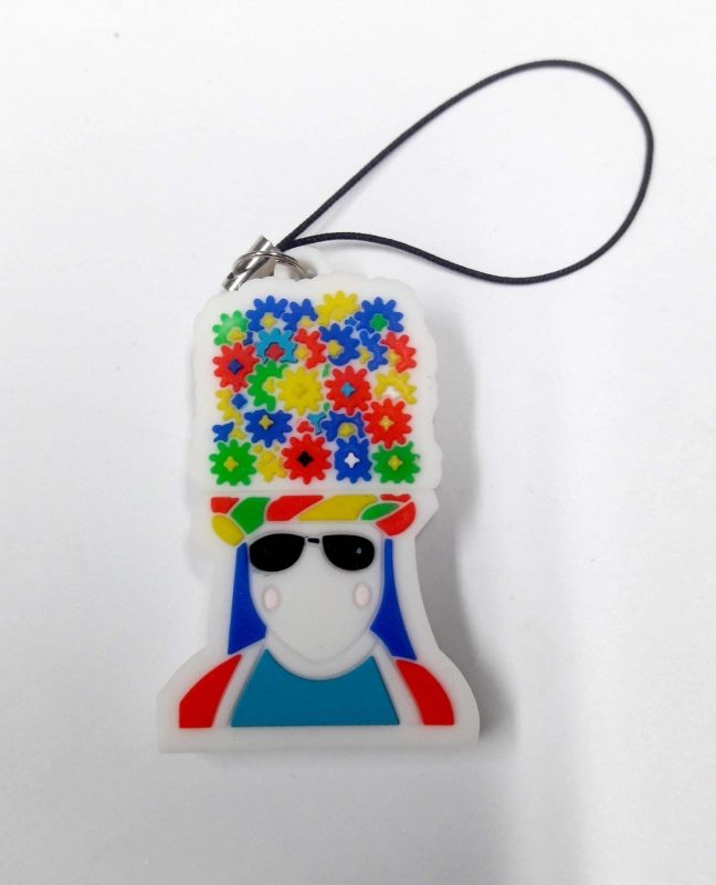 Memoria USB en PVC 2D diseño Congo de Carnaval