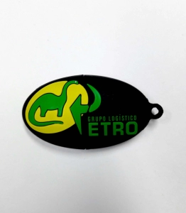 Memoria USB en PVC 2D diseño logo Grupo Logistico Petro