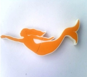 Memoria USB en PVC 2D diseño Sirenita