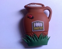 Memoria USB en PVC 3D diseño Recipiente de Leche