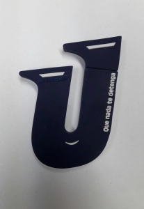 Memoria USB en PVC 2D diseño Letra U