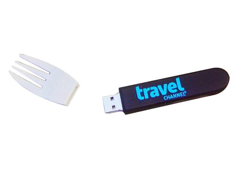 Memoria USB en PVC 2D diseño Tenedor