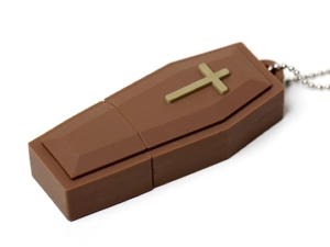 Memoria USB en PVC 3D diseño Ataud