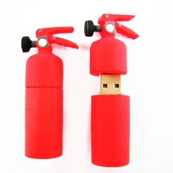 Memoria USB en PVC 3D diseño Extintor