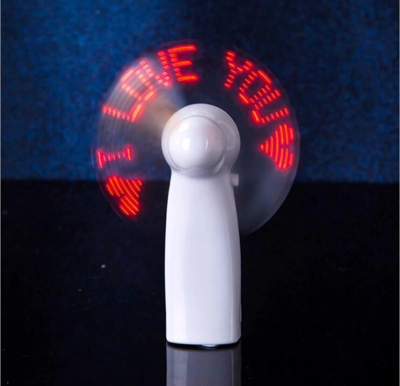 Ventilador Portatil con Mensaje en LED