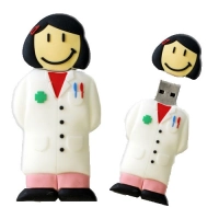 Memoria USB en PVC 2D diseño Doctora