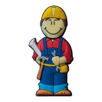 Memoria USB en PVC 2D diseño Constructor