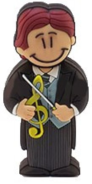 Memoria USB en PVC 2D diseño Director de Orquesta