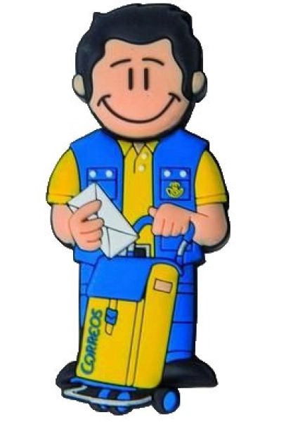Memoria USB en PVC 2D diseño Repartidor de correo