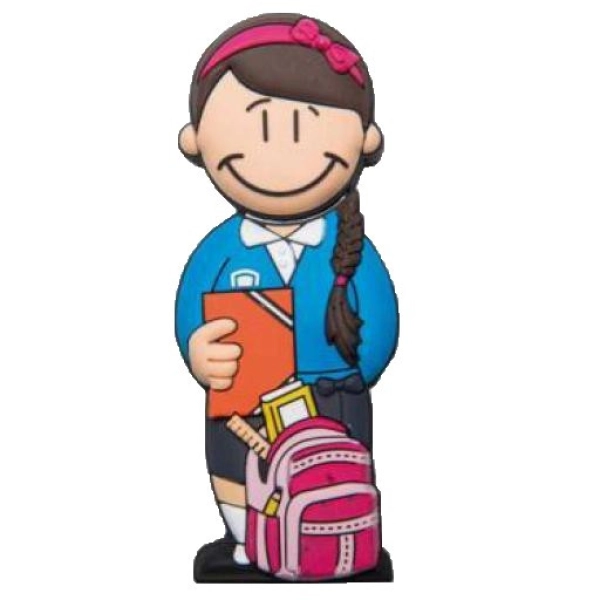 Memoria USB en PVC 2D diseño Estudianta