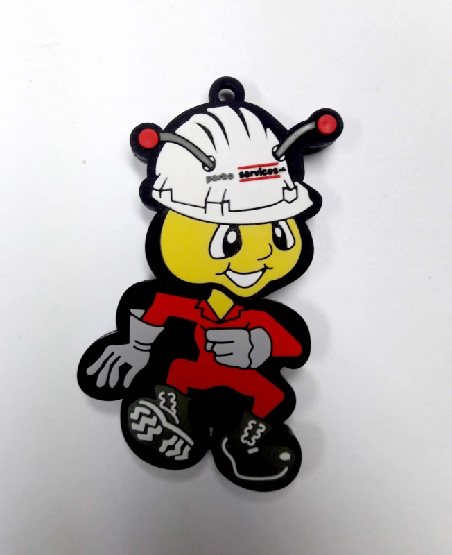 Memoria USB en PVC 2D diseño Abejita Parko Services